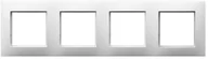 Klawisze i ramki - Ospel Ramka poczwórna Biały Aria - R-4U/00 - miniaturka - grafika 1