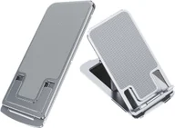 Uchwyty samochodowe do telefonów - Alogy Regulowany stojak na telefon Alogy składana podstawka na biurko Srebrny 9563X27 - miniaturka - grafika 1