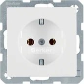 Gniazdka elektryczne - Berker Q1/Q3/Q7 biały gniazdo SCHUKO B_47436089 - miniaturka - grafika 1