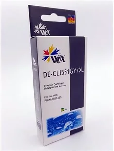 THI Tusz Gray CANON CLI 551G zamiennik CLI551G WOX-C551GN - Tusze zamienniki - miniaturka - grafika 2