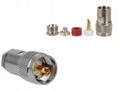 Akcesoria do CB Radia - wtyk UC-1 skręcany na RF-7 Aircell 7 Ptfe/gold - miniaturka - grafika 1