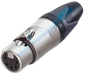 Inne akcesoria audio-wideo - Neutrik Neutrik NC5FXX - XLR Connector 5 Pin female, Nickel-Plated - miniaturka - grafika 1