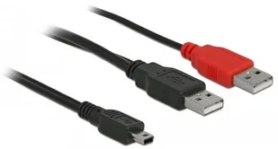 Delock Kabel USB USB A/USB A, mini USB 5pin, 0.3m 83178 - Kable USB - miniaturka - grafika 6