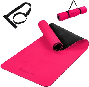 Movit RÓŻOWA MATA TPE 190x60x0,6cm DO ĆWICZEŃ PILATESU - Maty do ćwiczeń - miniaturka - grafika 3