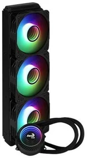 Aerocool MIRAGEL360, chłodzenie ciekłym procesorem chłodzenia, 3 x wentylator 12 cm ARGB, TDP 550 W, czarny MIRAGEL360 - Chłodzenie wodne - miniaturka - grafika 2