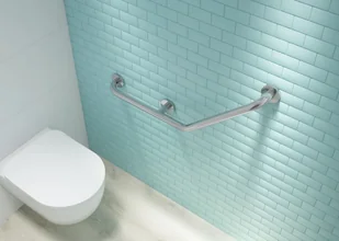 Deante Uchwyt stalowy przyścienny kątowy Vital NIV 031D - Słuchawki prysznicowe - miniaturka - grafika 3