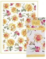 Pozostałe akcesoria kuchenne - Ashdene ŚCIERKA KUCHENNA - RĘCZNIK The Roses Tango Yellow - Róże herbaciane 40041 - miniaturka - grafika 1