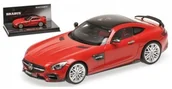 Kolekcjonerskie modele pojazdów - Minichamps Brabus 600 Auf Basis Mercedes-Ben AMG GTS 2016 red - miniaturka - grafika 1