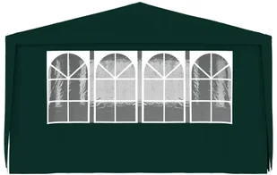 vidaXL Namiot imprezowy ze ściankami, 4x6 m, zielony, 90 g/m 48538 - Pawilony ogrodowe - miniaturka - grafika 8