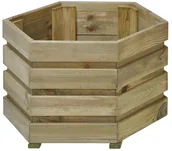 Donice - Sobex Donica sześciokątna FIX 60 x 60 cm - miniaturka - grafika 1