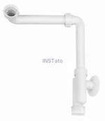 Syfony - McAlpine Syfon umywalkowy rurowy z przesunięciem, rewizją Hc13SPSx32PF Hc13SPSx32PF - miniaturka - grafika 1