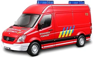 Bburago Mercedes Benz Sprinter Policja 1:50 - Zabawki zdalnie sterowane - miniaturka - grafika 3