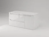 Szafki łazienkowe - Furni Szafka z Blatem ETHOS 90 cm D L - miniaturka - grafika 1