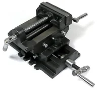 Imadła i ściski - Imadło Maszynowe Krzyżowe Dwuosiowe 125mm Tokarka - miniaturka - grafika 1