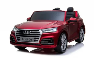 Super-Toys AUDI Q5 2 OSOBOWE, MIĘKKIE KOŁA, MIĘKKIE SIEDZENIE, LAKIER, PANEL MP4,PEŁNA OPCJA/Q5-TWO SEATS AUDI-Q5-TWO-LAKIER-CZERWON - Pojazdy elektryczne dla dzieci - miniaturka - grafika 4