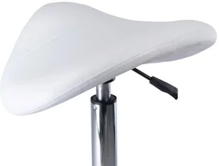 Beauty System Taboret kosmetyczny BD-9909 Biały BSBD-9909/WHITE - Krzesła i taborety kosmetyczne - miniaturka - grafika 2