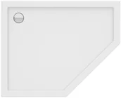 Brodziki prysznicowe - WELLNEO Brodzik do kabiny prysznicowej PERFETTO 80 x 100 WELLNEO - miniaturka - grafika 1