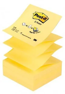Post-It BLOCZEK SAMOP. Z-NOTES 76x76mm 1x100k ŻÓŁTY - Zakładki indeksujące - miniaturka - grafika 3