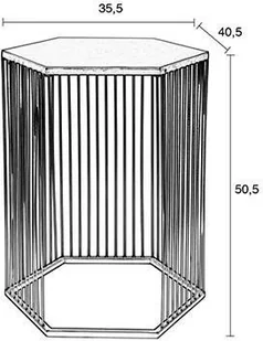 Zuiver : Stolik kawowy QUEENBEE złoty 2300192 - Ławy i stoliki kawowe - miniaturka - grafika 5
