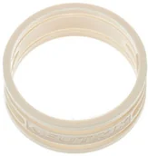 Złącza, przejściówki, adaptery - Neutrik XXR9 pierścień do XLR biały kremowy - miniaturka - grafika 1