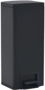 FENIKS vidaXL z pedałem bezdotykowy 30 L czarny stal 149573 - Kosze na śmieci - miniaturka - grafika 2