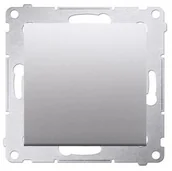 Wyłączniki światła i elektryczne - Kontakt Kontakt_Simon Łącznik jednobiegunowy (moduł) 16AX. 250V. zaciski śrubowe srebrny mat DW1A.01/43 - miniaturka - grafika 1