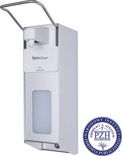 Faneco dozownik łokciowy do płynu dezynfekującego 500 ml MED500AT - Dozowniki papieru i mydła dla firm - miniaturka - grafika 2