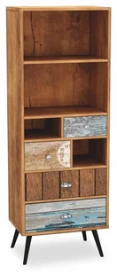 Halmar Regał do salonu Matro V, wielokolorowy, styl industrialny HM-MEZOREG1 - Regały - miniaturka - grafika 4