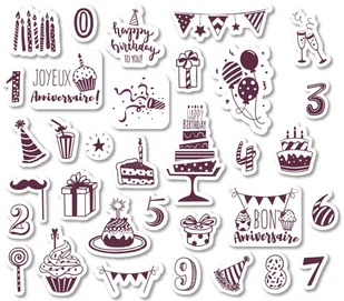 Aladine Stempelki, urodziny - Scrapbooking - miniaturka - grafika 3