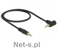 Delock Kabel 3.5mm Jack kątowy, Czarny 83752 - Kable - miniaturka - grafika 2
