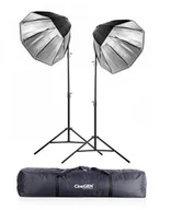 Inne akcesoria studyjne - CineGEN Zestaw 2 lamp światła stałego SOFTBOX octa 70cm 85W 290cm + torba CGWP-O7815 - miniaturka - grafika 1