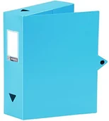 Teczki i skoroszyty - Viquel Class Doc grzbiet pudełko na zeszyty polipropylenu, 80 MM, turkusowy/niebieski 114329-02 - miniaturka - grafika 1