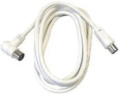 Kable komputerowe i do monitorów - DPM Kabel TV - Video Solid z wtykiem kątowym 10 m - miniaturka - grafika 1