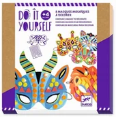 Zabawki kreatywne - Djeco Mozaiki Maski Zwierząt Zrób to Sam - miniaturka - grafika 1