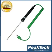 Akcesoria do urządzeń pomiarowych - PeakTech Czujnik temperatury cieczy K-Type Peaktech TF-40 - miniaturka - grafika 1