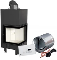 Kominki wolnostojące - Kratki.pl Marek Bal KOMINEK POWIETRZNY MBN PRAWY BS 8 KW Z MSK GLASS MBN/P/BS/Z/MSK/GLASS - miniaturka - grafika 1