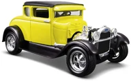 Kolekcjonerskie modele pojazdów - Maisto model kolekcjonerski Ford Model A 1929 Żółty 1/24 - miniaturka - grafika 1