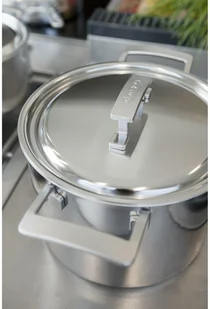 Demeyere Demeyere - Garnek niski z pokrywką Industry 4 L 40850-741-0 - Garnki - miniaturka - grafika 9