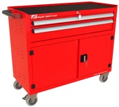 Pozostałe wyposażenie warsztatu - Fastservice Wózek warsztatowy TRUCK z 2 szufladami i drzwiami PT-231 PT-231 - miniaturka - grafika 1