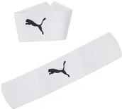 Piłka nożna - Puma opaska na ochraniacze piłkarskie, biały, jeden rozmiar 050636011 SZE - miniaturka - grafika 1