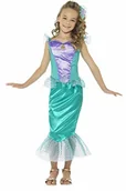 Stroje karnawałowe - Smiffys Kostium Syrenka Premium kostium dziecięcy dla dziewcząt smiffy kroki, wielokolorowy 48003M - miniaturka - grafika 1
