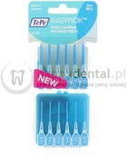 Sprzęt i akcesoria stomatologiczne - Tepe TEPE EasyPick M/L (niebieskie) 36szt. - elastyczne wykałaczki z delikatną, gumową końcówką w rozmiarze M/L - miniaturka - grafika 1