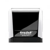 Pieczątki - Trodat Pieczątka automat 4911 biała - poduszka czarna 38X14mm /TRE_4911BIWCA/ UN267-10 - miniaturka - grafika 1