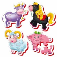 Układanki dla dzieci - Roter Kafer Roter Kafer, puzzle Farma - miniaturka - grafika 1