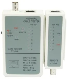 Gembird TESTER KABLI RJ-45 & RG-58 (NCT-1/SP-7012) - Narzędzia sieciowe - miniaturka - grafika 2