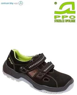 PPO Strzelce Opolskie SANDAŁY BEZPIECZNE Z METALOWYM PODNOSKIEM I NIEMETALOWĄ WKŁADKĄ ANTYPRZEBICIOWĄ MODEL 681, PN-EN ISO 20345, S1, SRC; (47) - Obuwie robocze - miniaturka - grafika 2