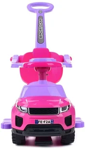 FUNFIT KIDS Jeździk pchacz dla dzieci 3w1 FUNFIT KIDS 2094 PCHACZ RÓŻOWY - Jeździki dla dzieci - miniaturka - grafika 3