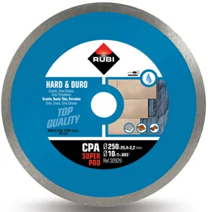 RUBI Cpa 250mm Super Pro Tarcza Klinkier Cegła Krk - Tarcze do pił - miniaturka - grafika 8