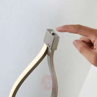 LINDBY Falowana lampa LED Auron - Lampy stojące - miniaturka - grafika 5