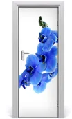 Naklejki na drzwi i meble - Tulup.pl Naklejka samoprzylepna okleina Niebieska orchidea 85x205cm - miniaturka - grafika 1